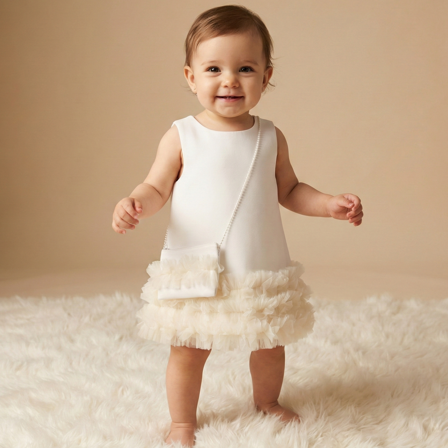 Ruffled Elegance – Baby Girl Dress Set