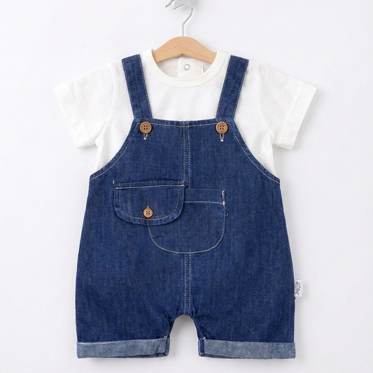 Classic Denim Charm – Baby Boy Outfit
