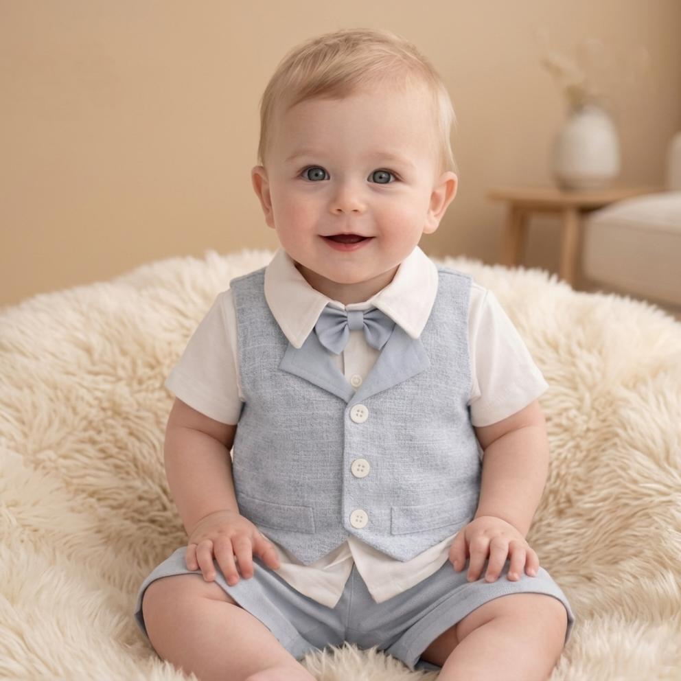 Silver Charm – Baby Boy Formal Outfit