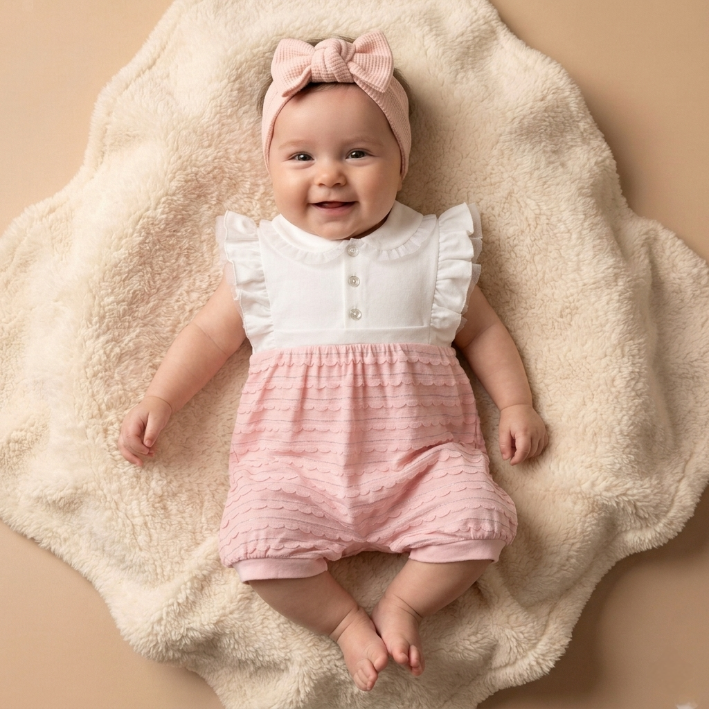 Blush Petal – Baby Girl Romper