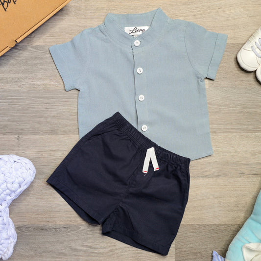 Casual Set Navy and Gray