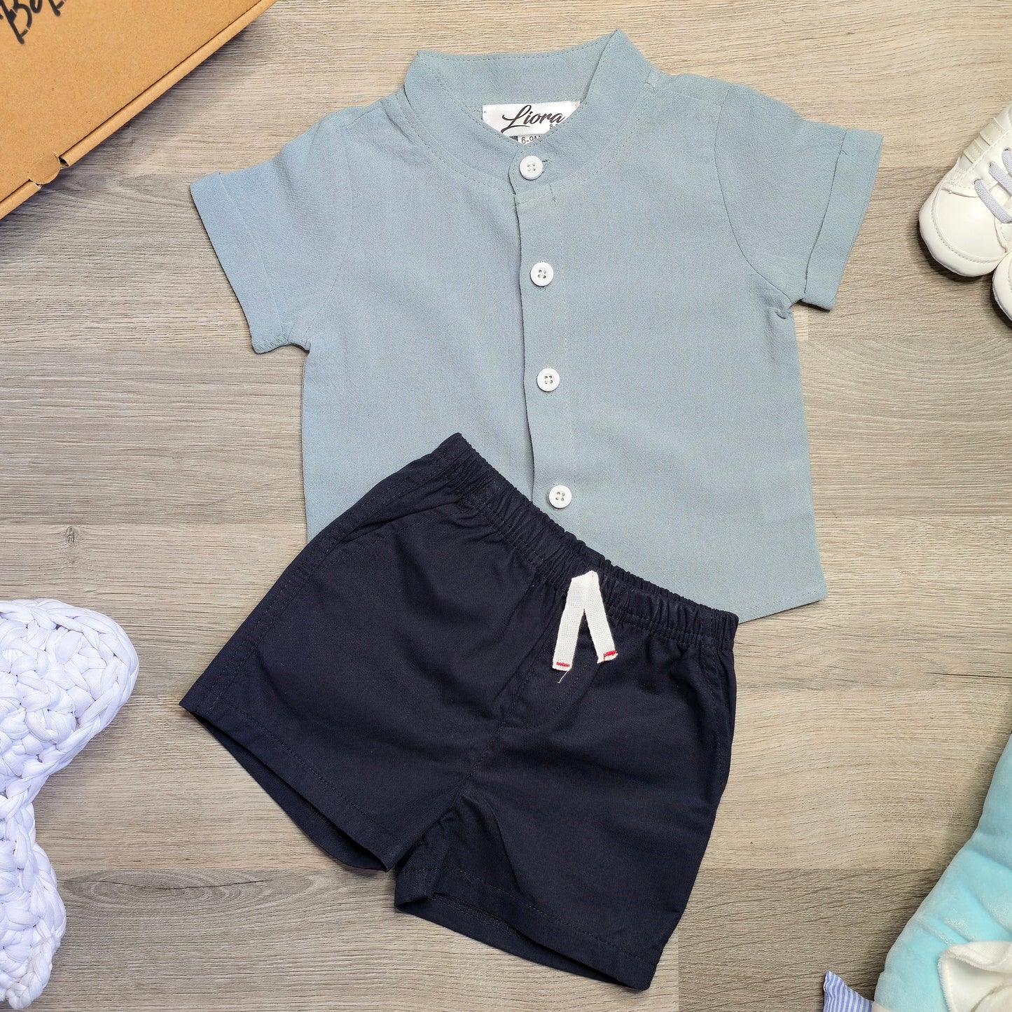 Casual Set Navy and Gray