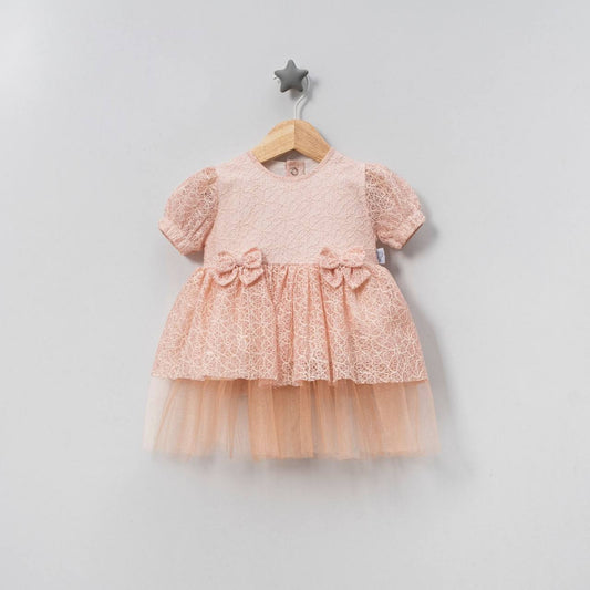 Pink Lace & Tulle Party Dress