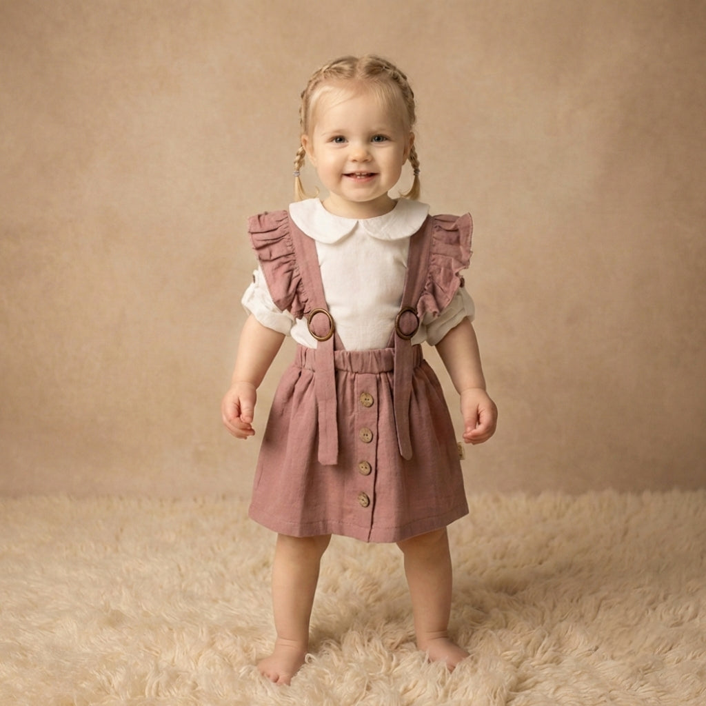 Pink Ruffle Charm – Baby Girl Outfit