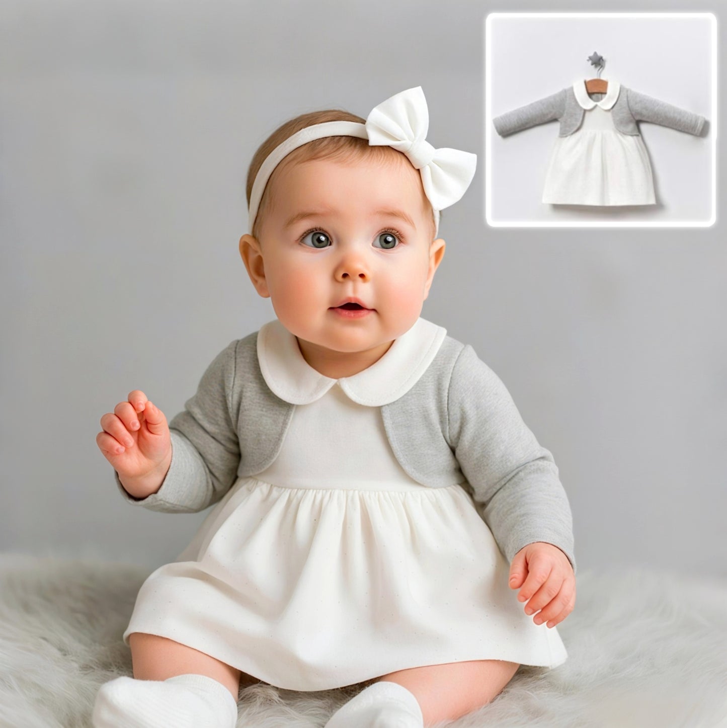 The Ivory Sparkle Dress