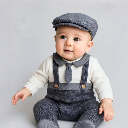 Little Gentleman” Vintage Baby Outfit