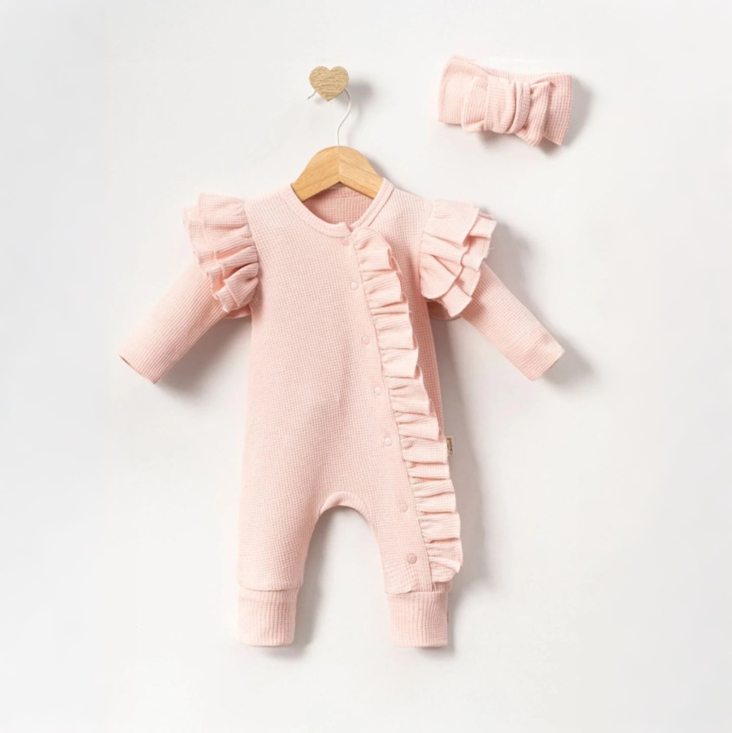Pink Ruffle Baby Girl Outfit