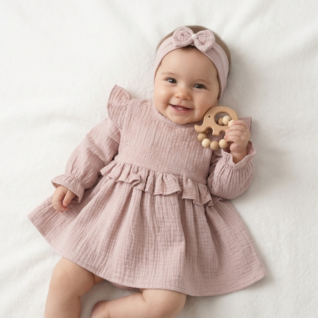 Rose Dawn – Baby Girl Dress Set