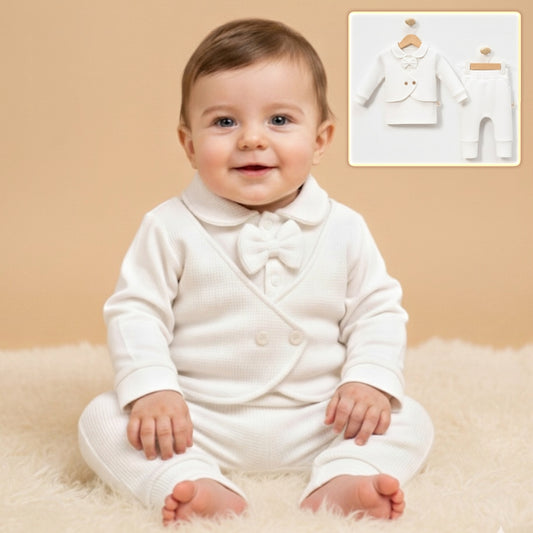 White Formal Baby Outfit