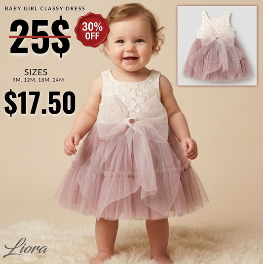 Rose Dawn – Baby Girl Tulle Dress