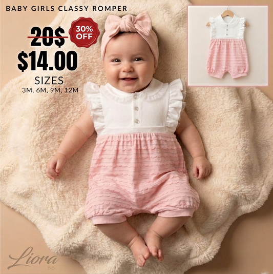 Blush Petal – Baby Girl Romper