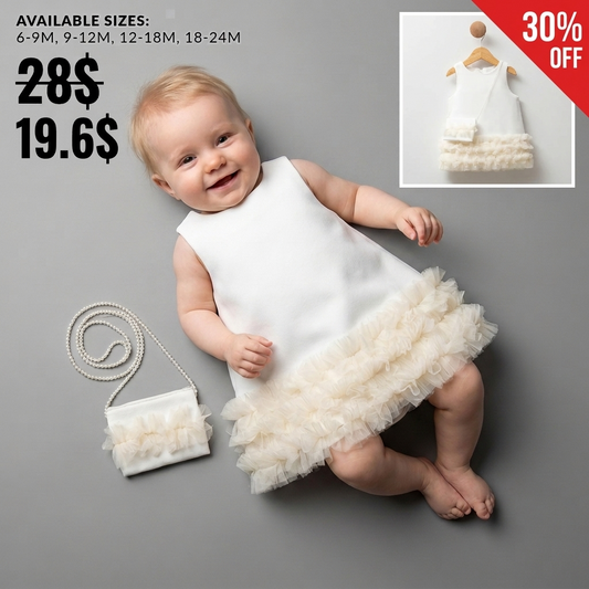 Ruffled Elegance – Baby Girl Dress Set