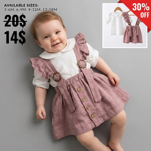 Pink Ruffle Charm – Baby Girl Outfit