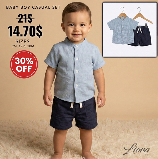 Casual Set Navy and Gray