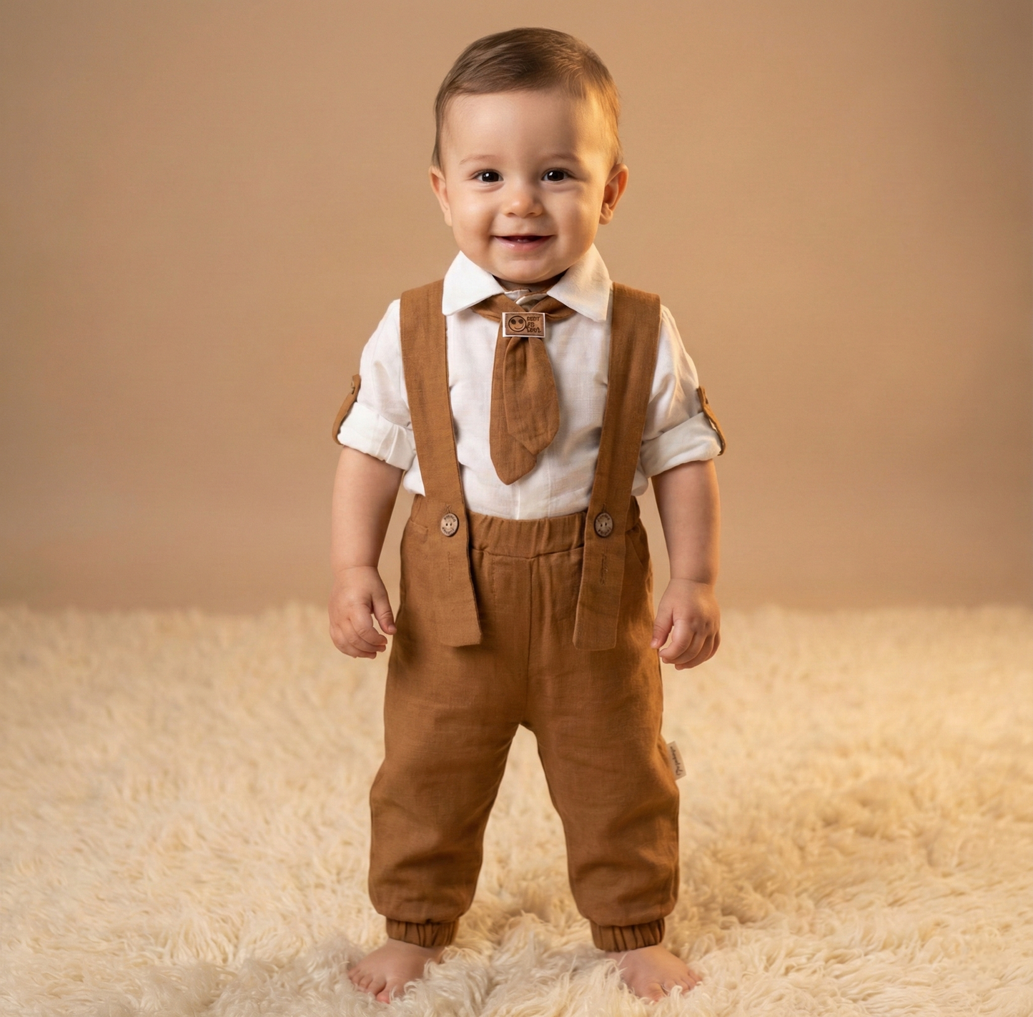 Classic Suspenders Style – Baby Boy Outfit