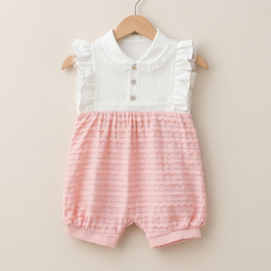 Blush Petal – Baby Girl Romper