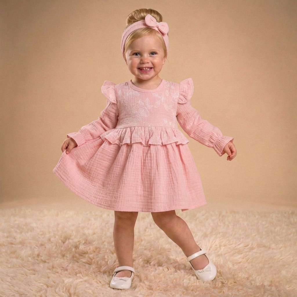 Rose Dawn – Baby Girl Dress Set
