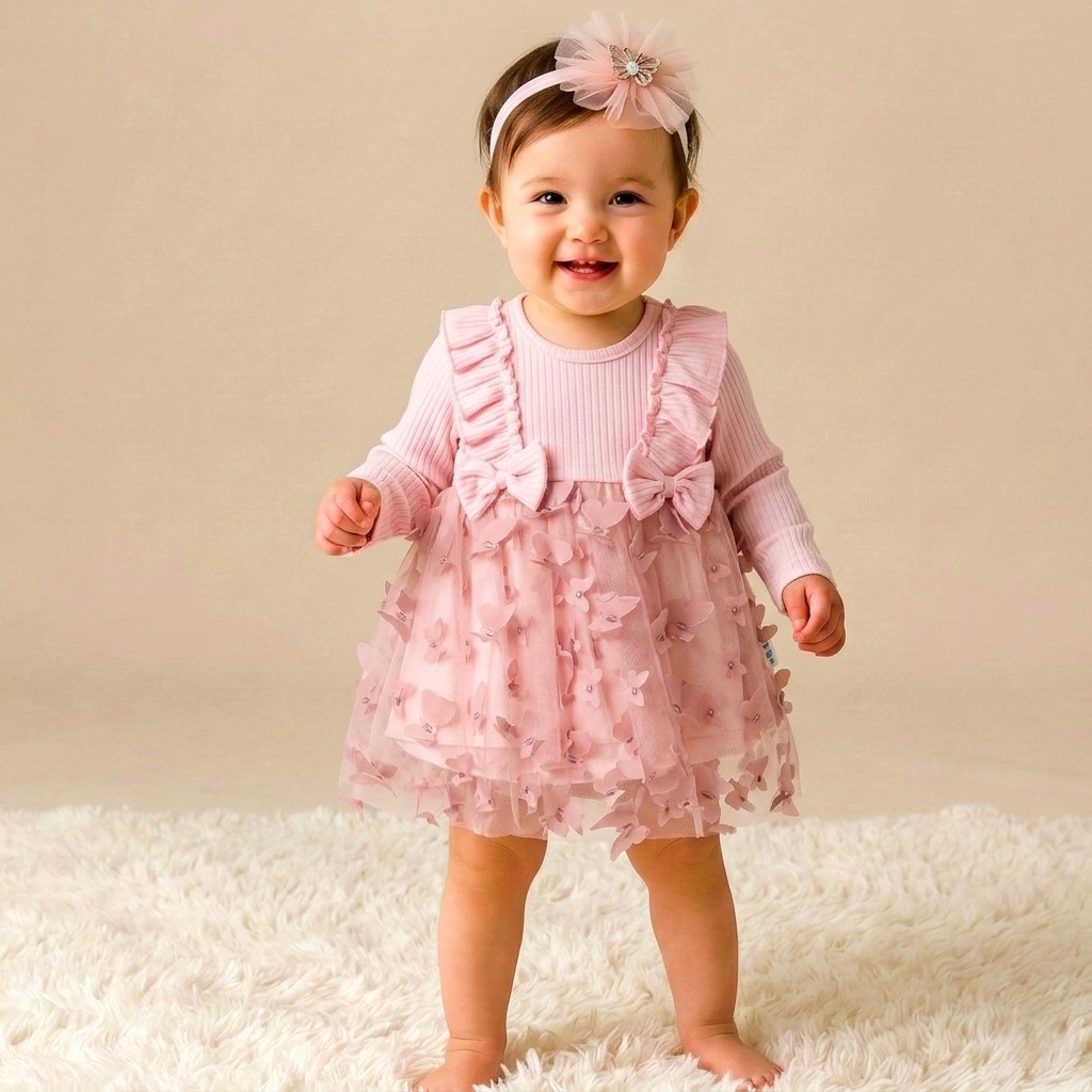 Butterfly Bloom – Baby Girl Dress Set