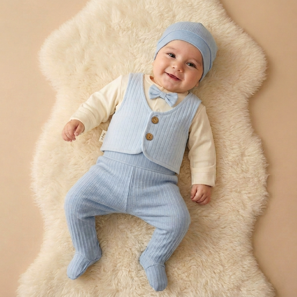 Sky Gentleman – Baby Boy Outfit Set