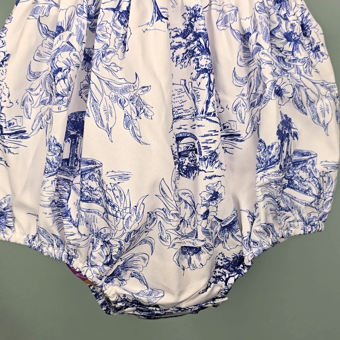 Blue and White Casual Dress