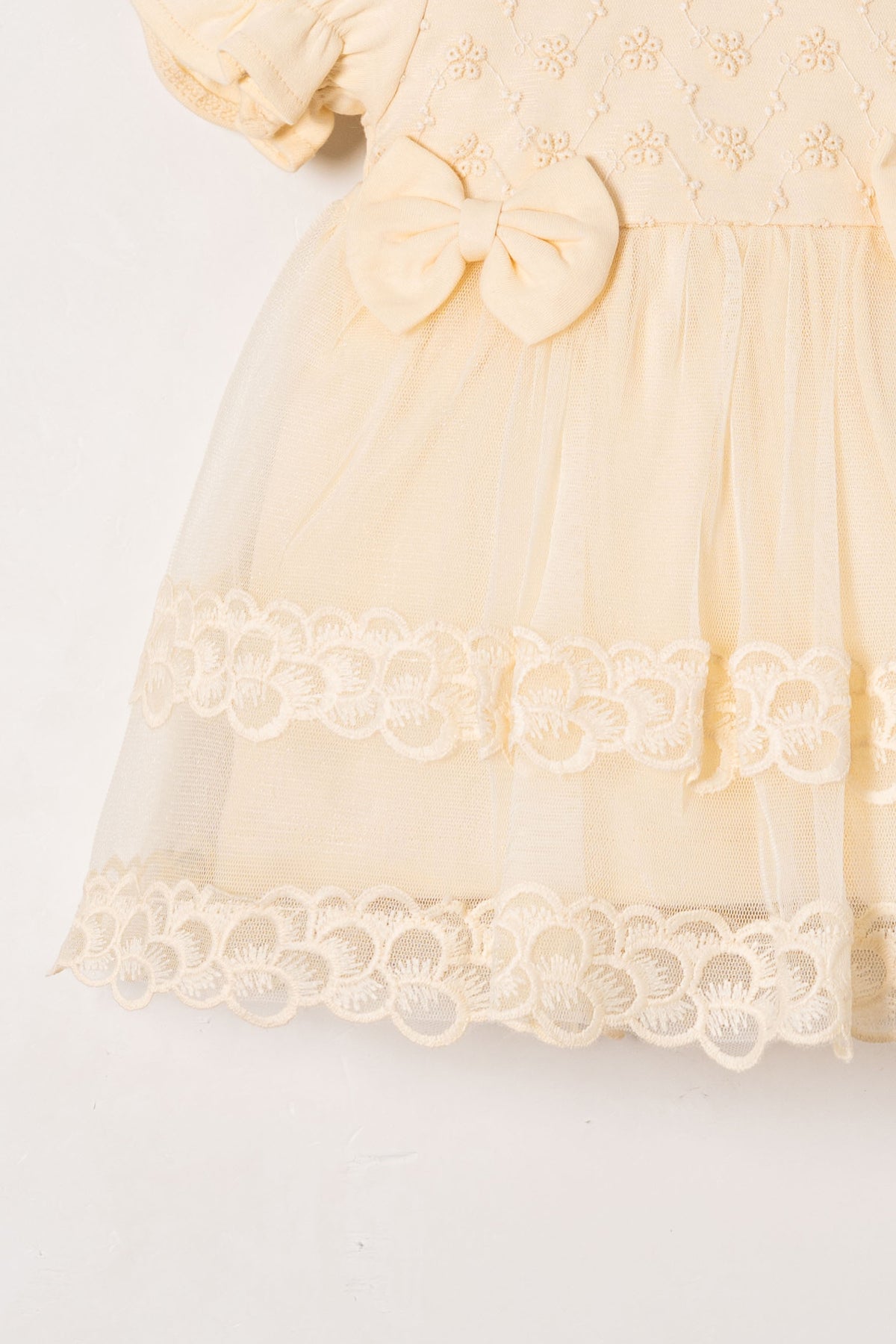 Pearl Blossom – Baby Dress with Headband