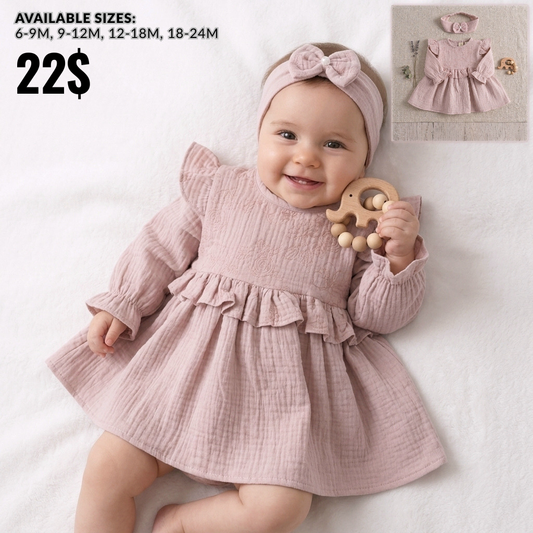 Rose Dawn – Baby Girl Dress Set