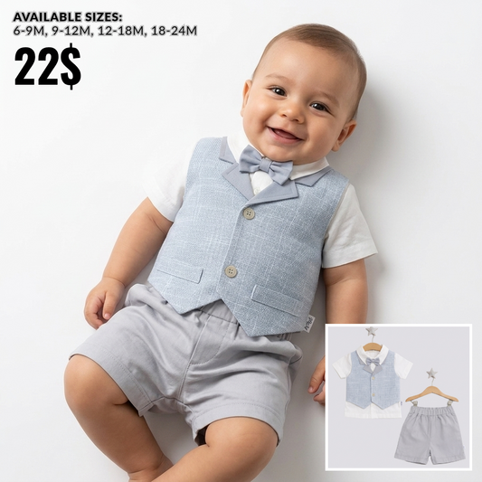 Silver Charm – Baby Boy Formal Outfit