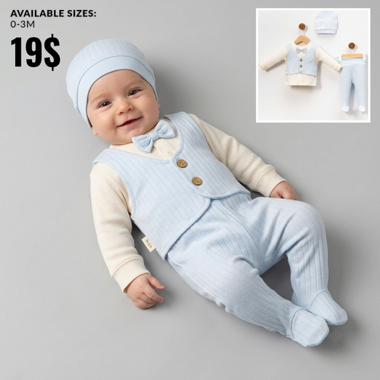 Sky Gentleman – Baby Boy Outfit Set