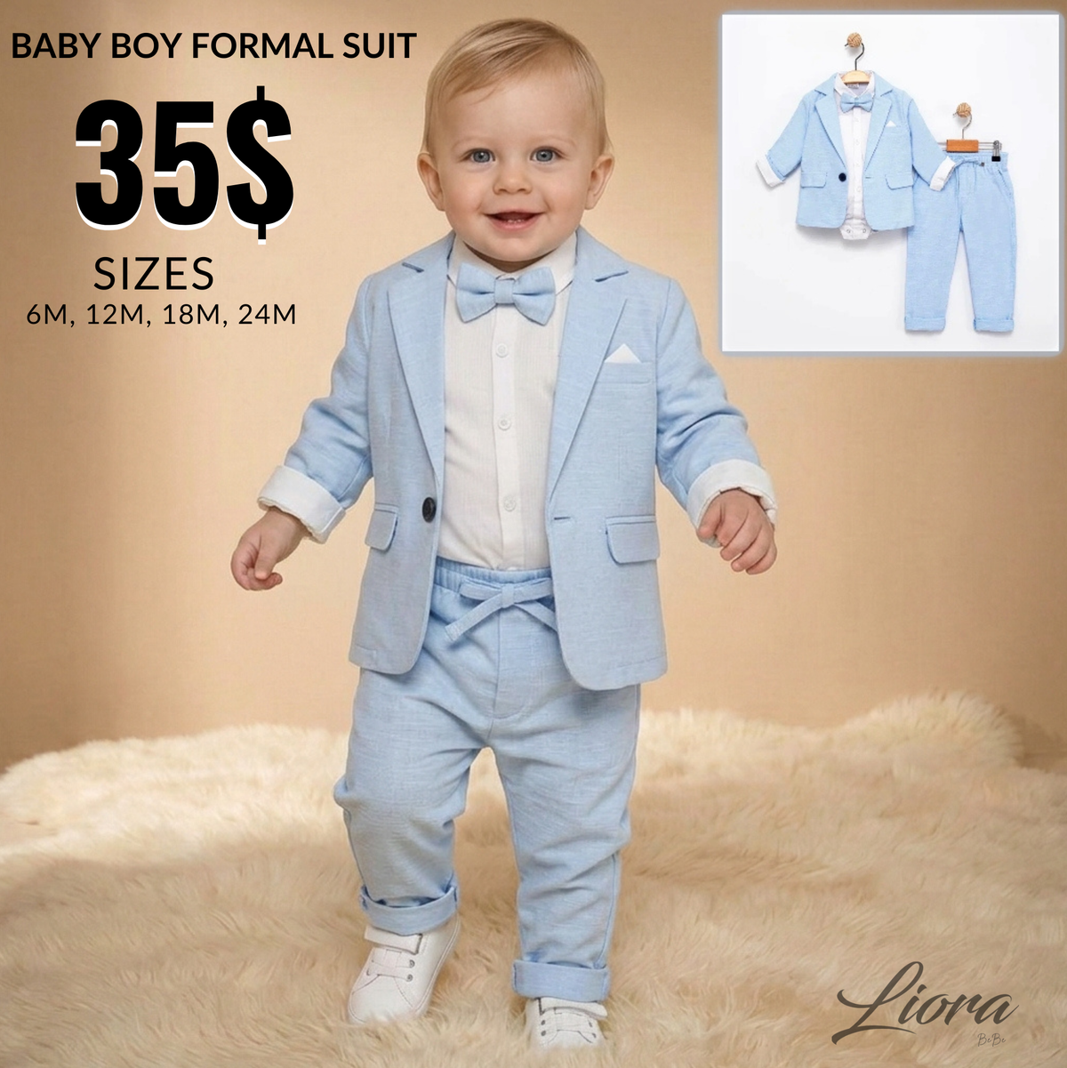 Blue Horizon – Baby Boy Blazer Set