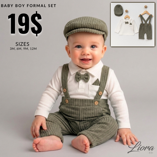 Emerald Gentleman – Baby Boy Outfit Set