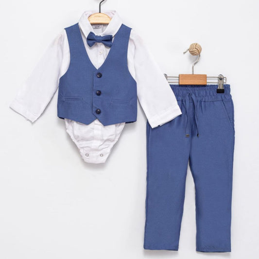 Blue Gentleman Style – Baby Boy Outfit