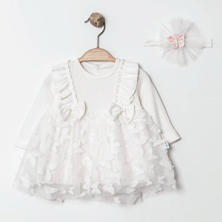 Butterfly Whisper – Baby Girl Dress Set
