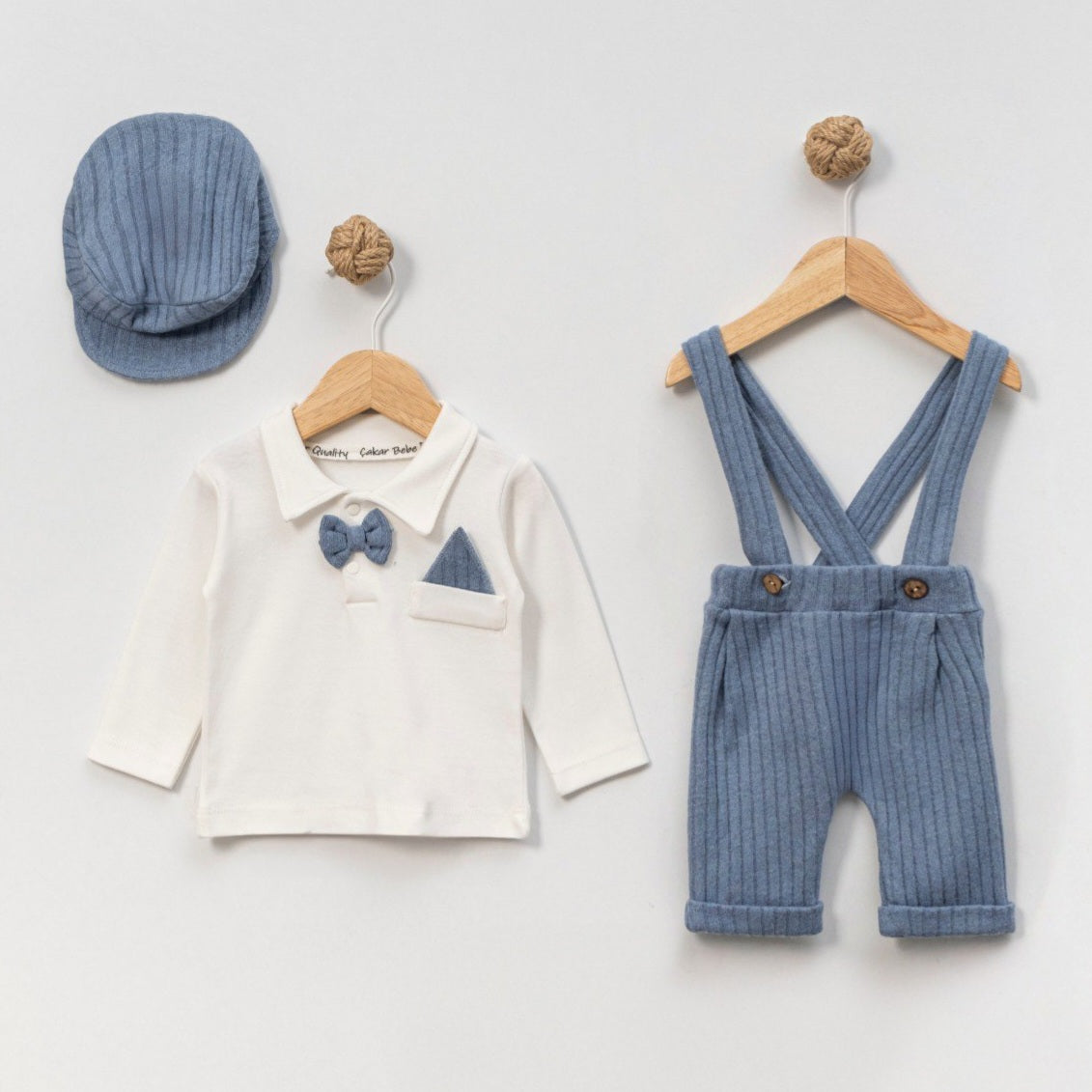 Blue Gentleman – Baby Boy Outfit Set