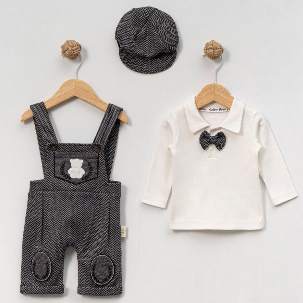Herringbone Heritage – Baby Boy Outfit Set
