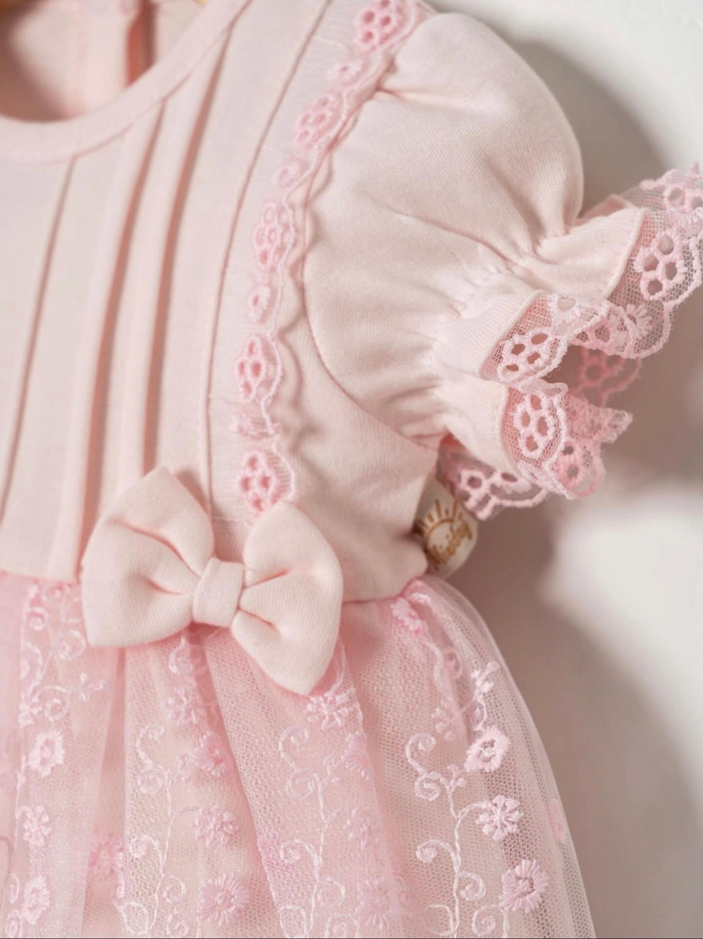 Petals & Bows – Pink Baby Ensemble