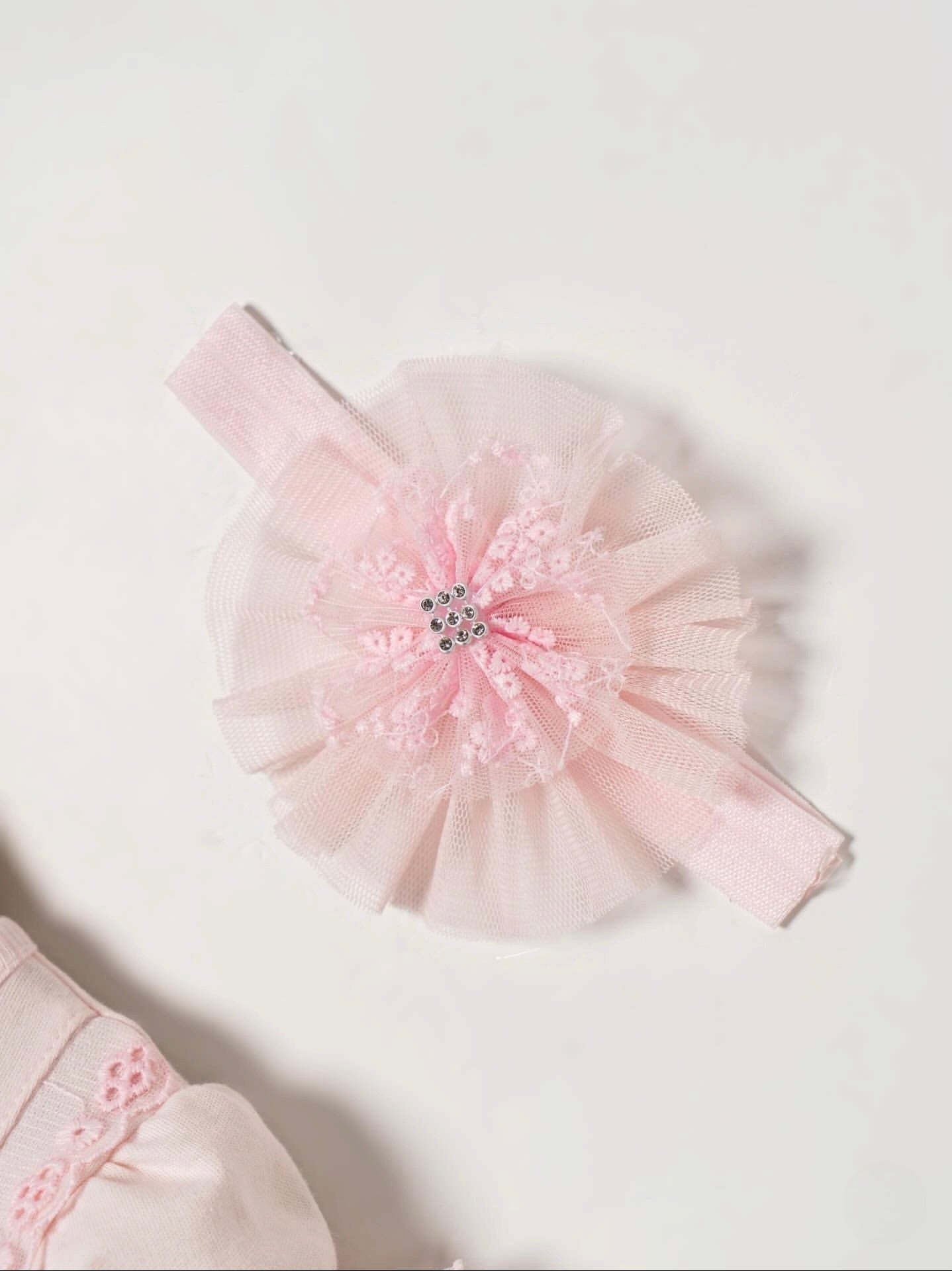 Petals & Bows – Pink Baby Ensemble