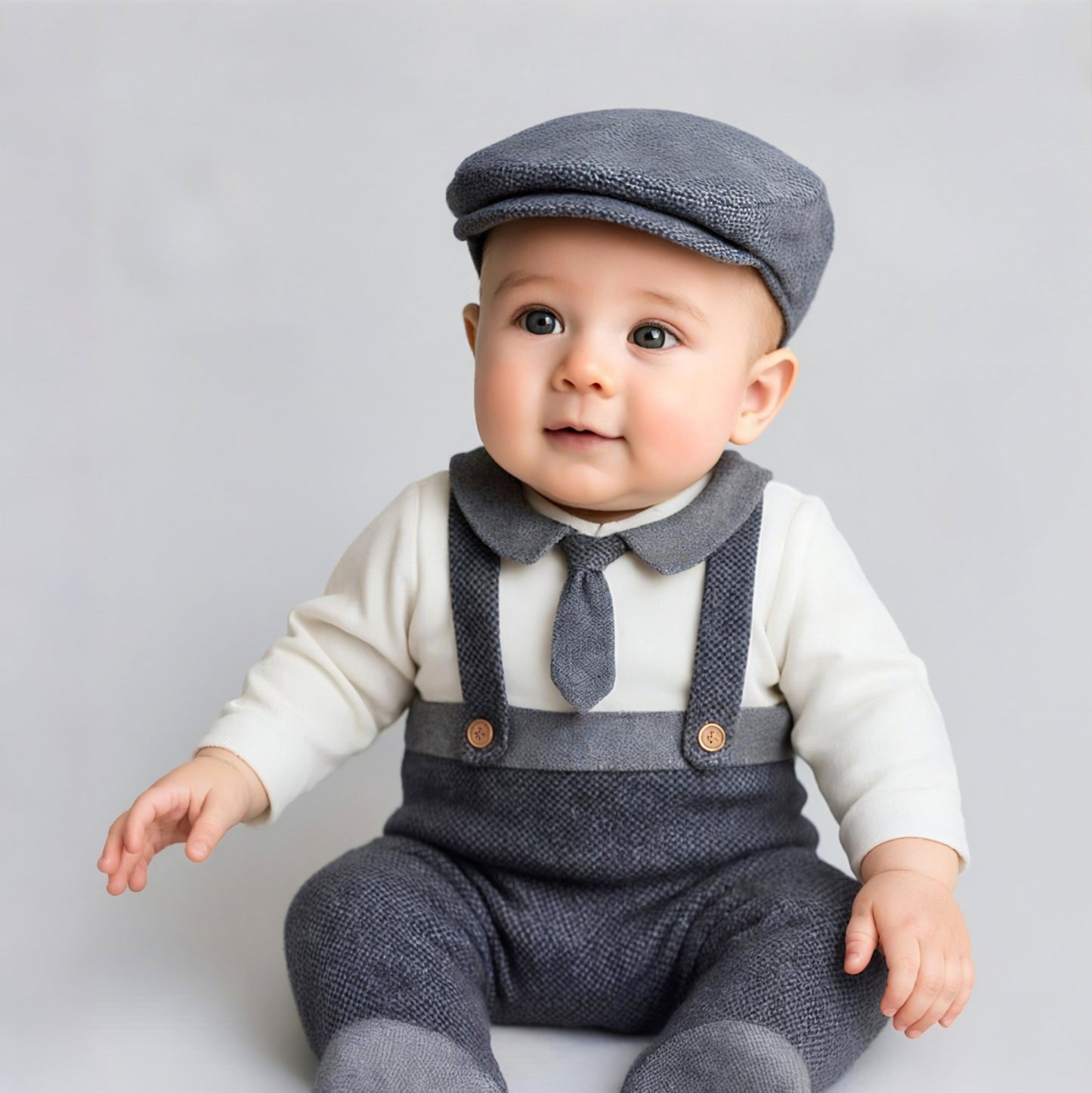 Little Gentleman” Vintage Baby Outfit