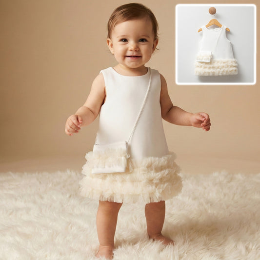 Ruffled Elegance – Baby Girl Dress Set