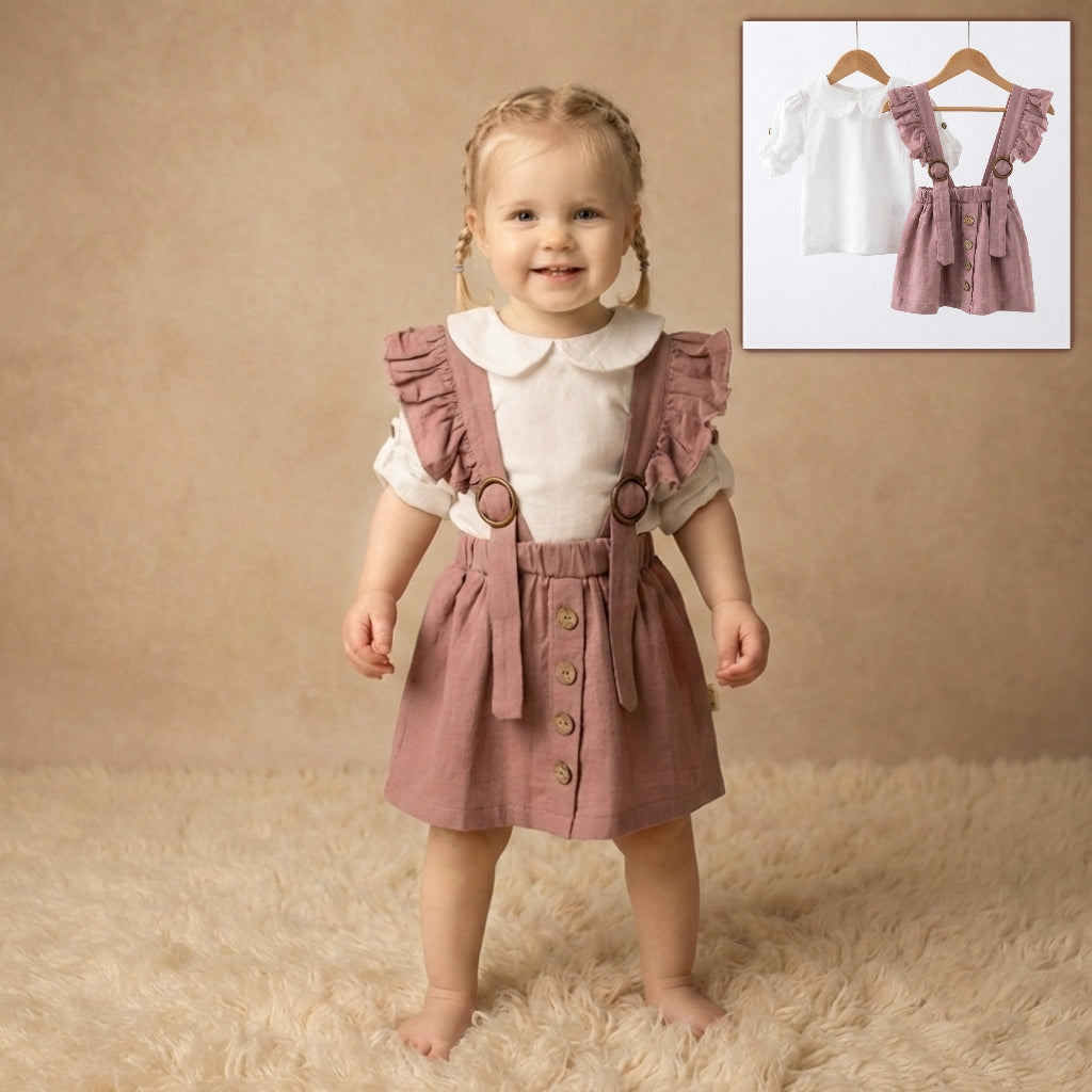 Pink Ruffle Charm – Baby Girl Outfit