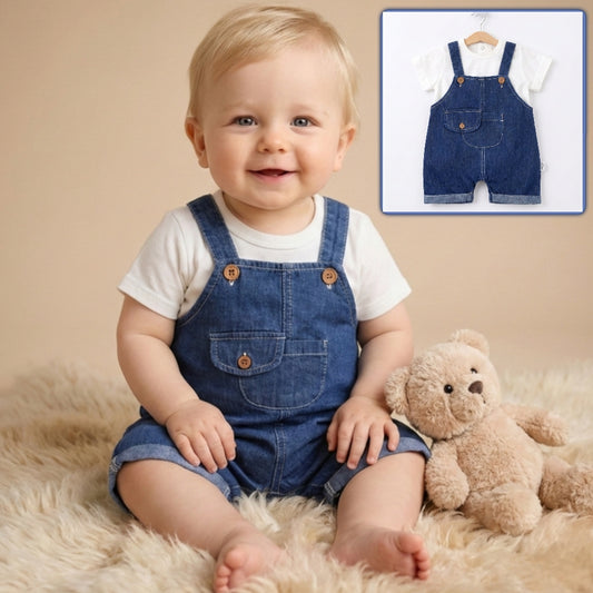 Classic Denim Charm – Baby Boy Outfit