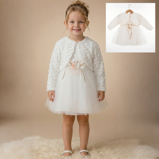 Soft Grace – Baby Girl Dress Ensemble