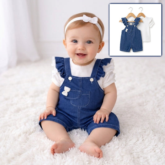 Bluebell Ruffles – Baby Girl Denim Set