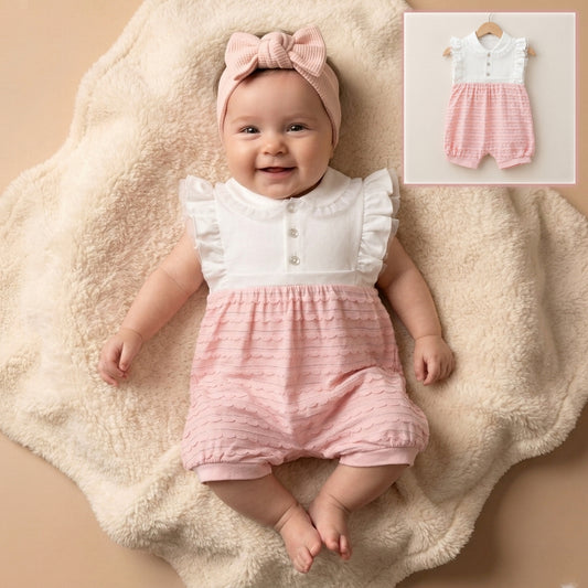 Blush Petal – Baby Girl Romper