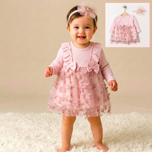 Butterfly Bloom – Baby Girl Dress Set