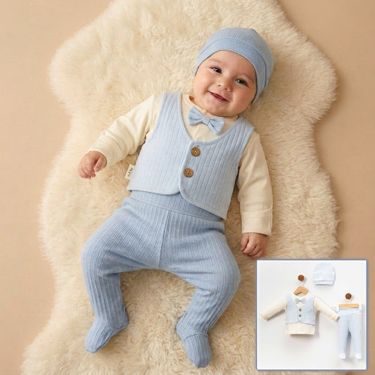 Sky Gentleman – Baby Boy Outfit Set