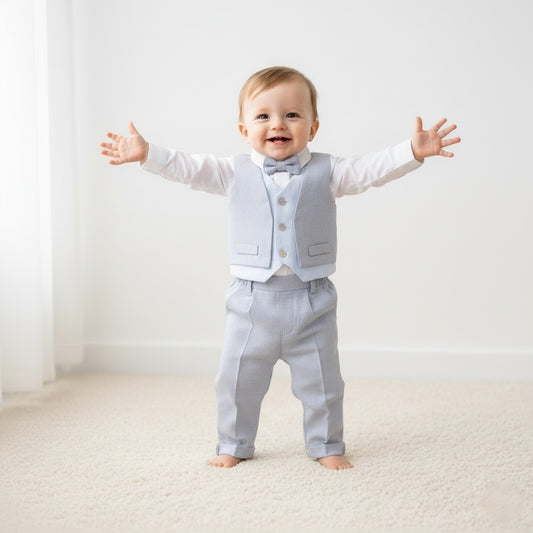 Formal Blue Suit for Baby Boys