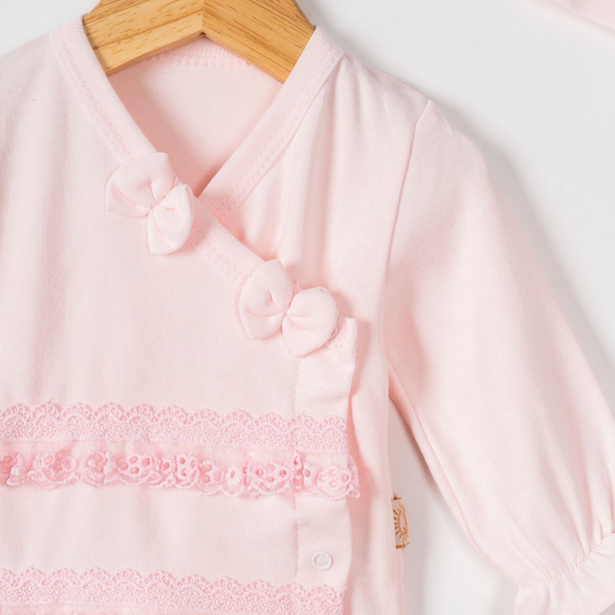 Pink 5-Piece Lace Baby Girl Set
