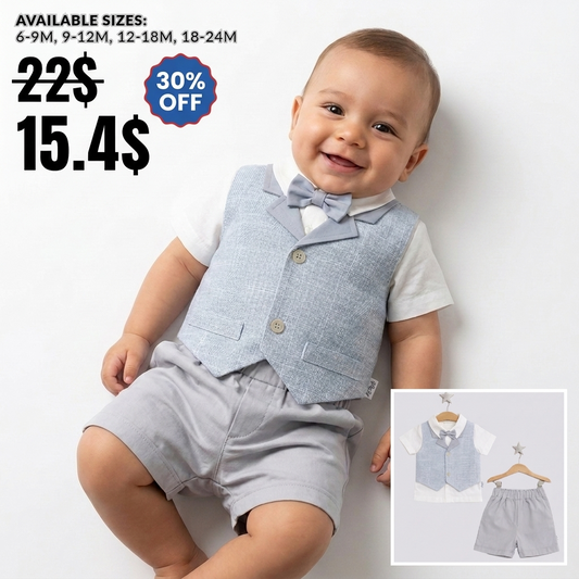 Silver Charm – Baby Boy Formal Outfit