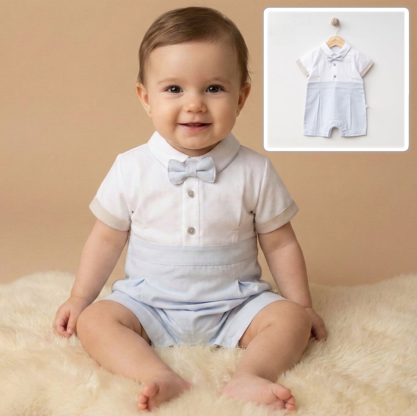 Baby Boy Formal Romper