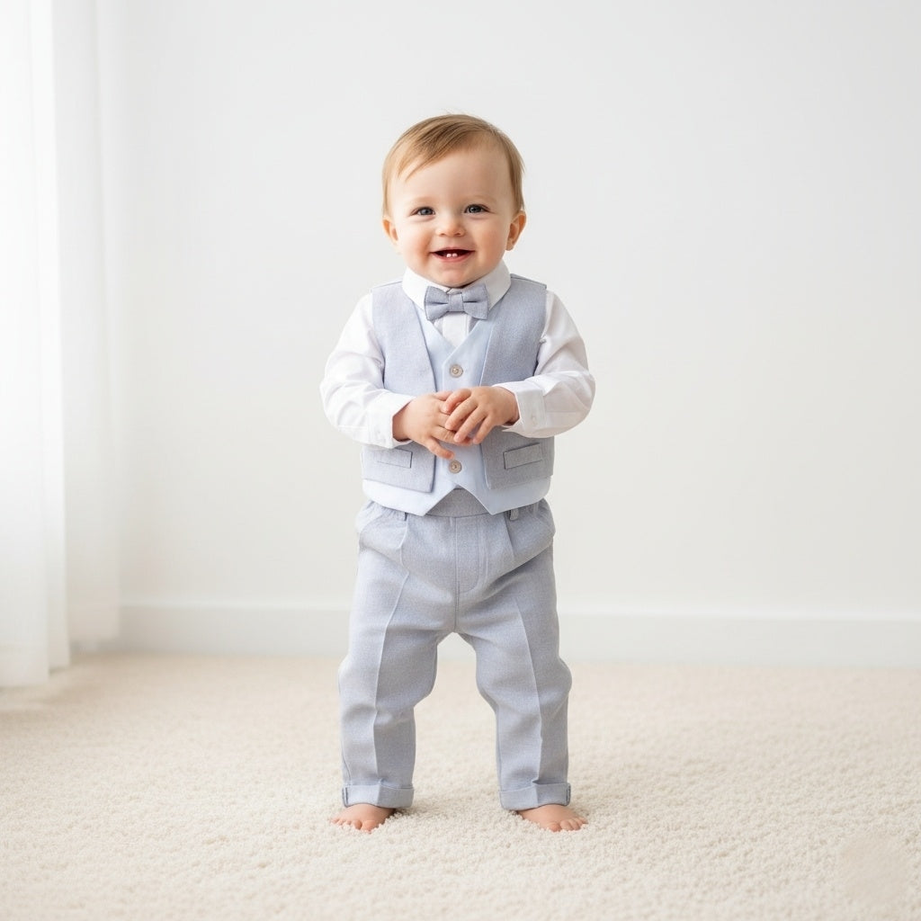 Formal Blue Suit for Baby Boys